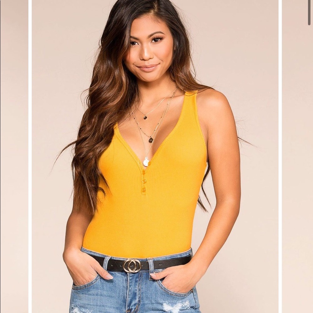 Mustard Bodysuit